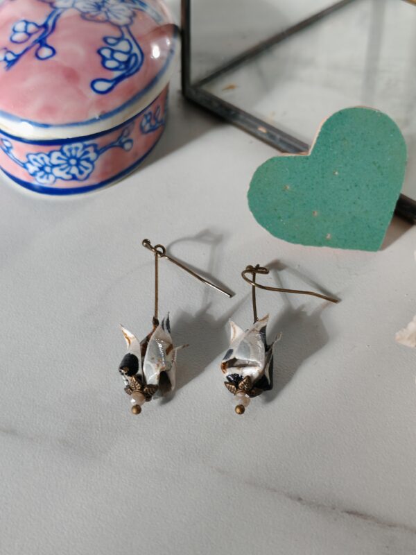 Boucles d'oreilles origami clemica