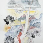 2021_Aquarelle Encre de Chine _empreintes_au clair de Lune_jessica paterne_artiste peintre_art en creuse 2021_Aquarelle Encre de Chine _empreintes_au clair de Lune_jessica paterne_artiste peintre_art en creuse